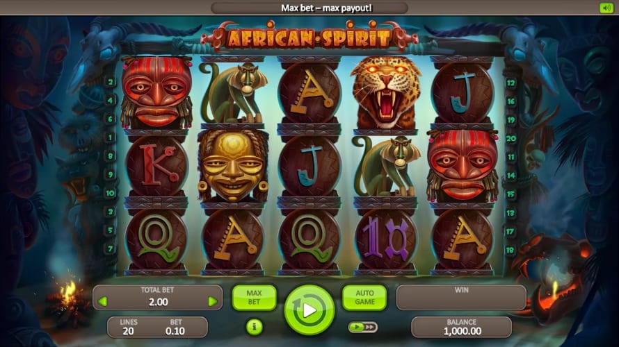 African Spirit игровой автомат