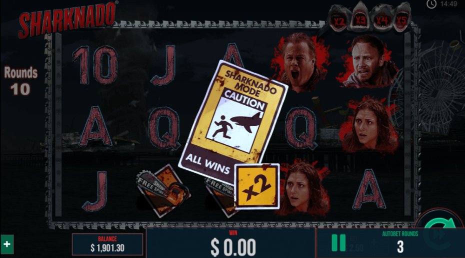 Sharknado Mode Mini Bonus Game