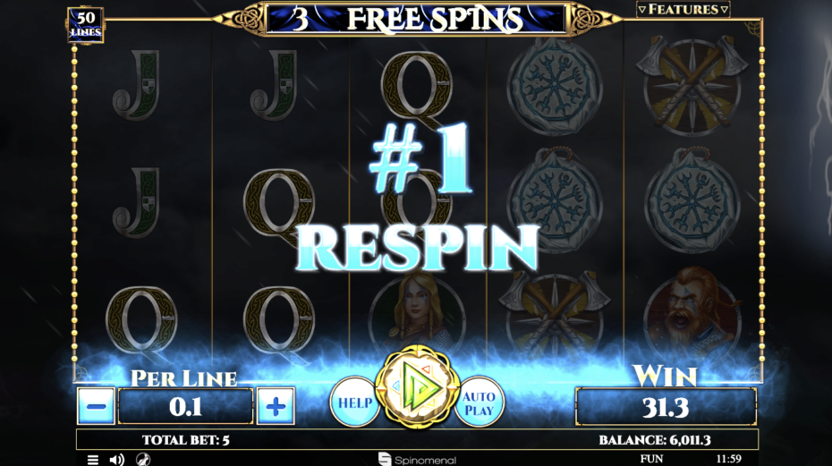 Re-Spin Bonus Feature