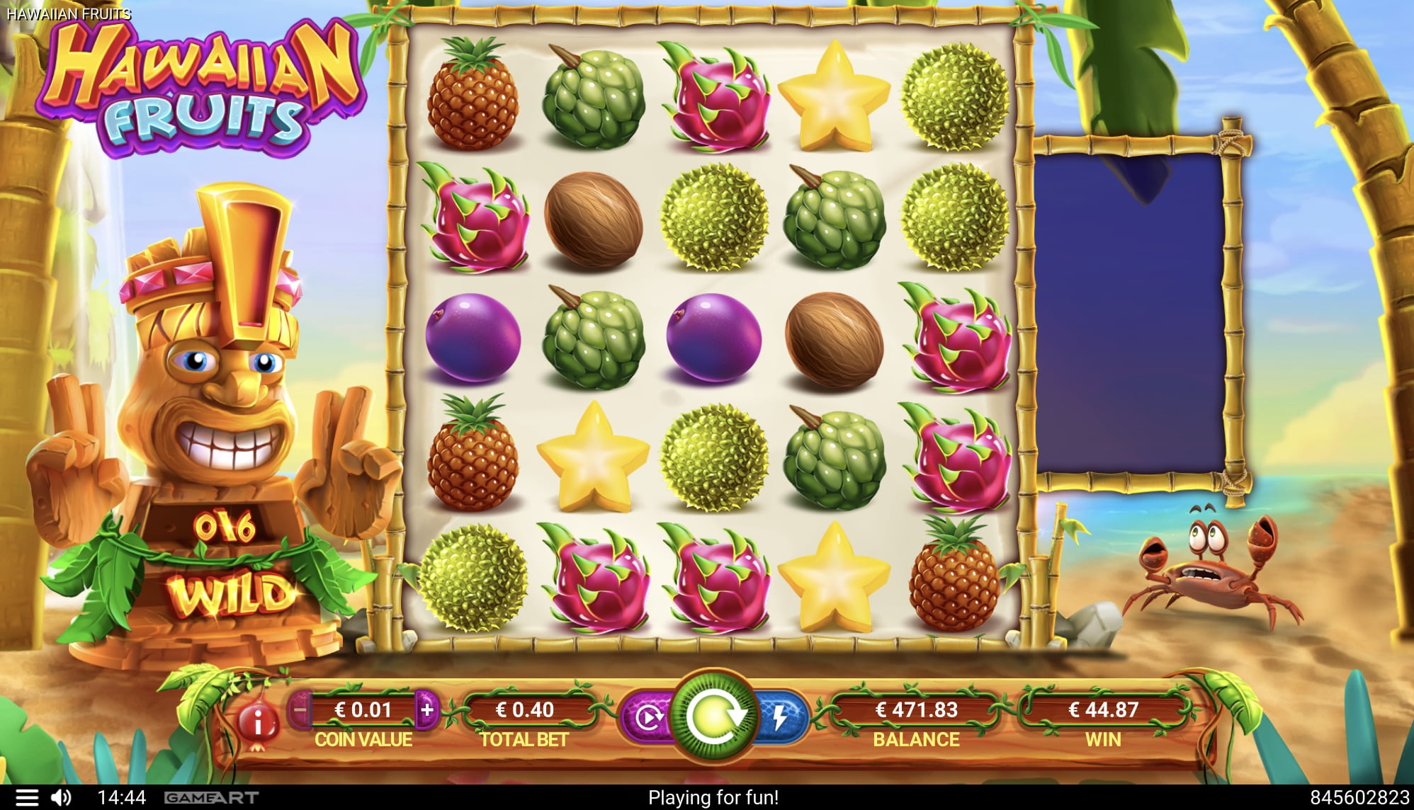 Hawaiian Fruits Slot Machine by GameArt Free Play & Review