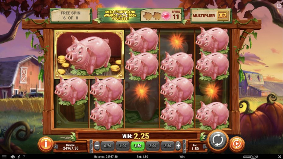 Piggy Bank Spins