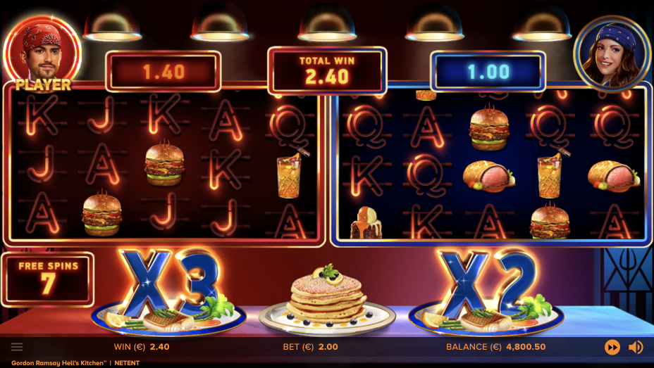Team Challenge Free Spins and Order Up Feature