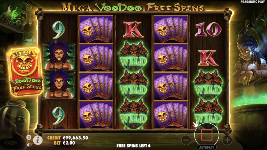 Mega Voodoo Free Spins