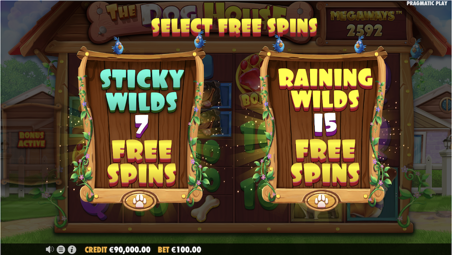 Select Free Spins