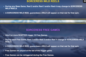Sorceress Wild Reels