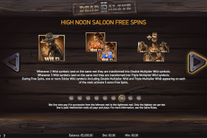 High Noon Saloon Free Spins