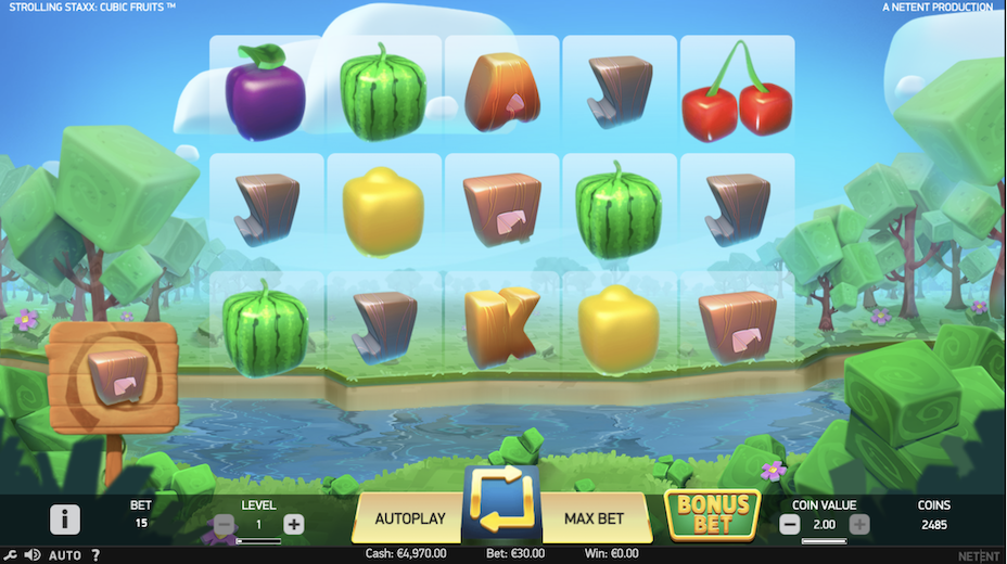 Strolling Staxx: Cubic Fruits Slot Review