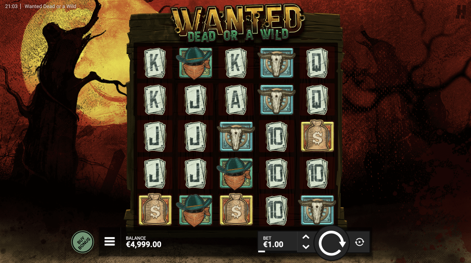 Wanted Dead or a Wild Slot Review