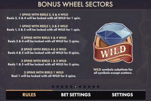 Bonus Wheel Sectors