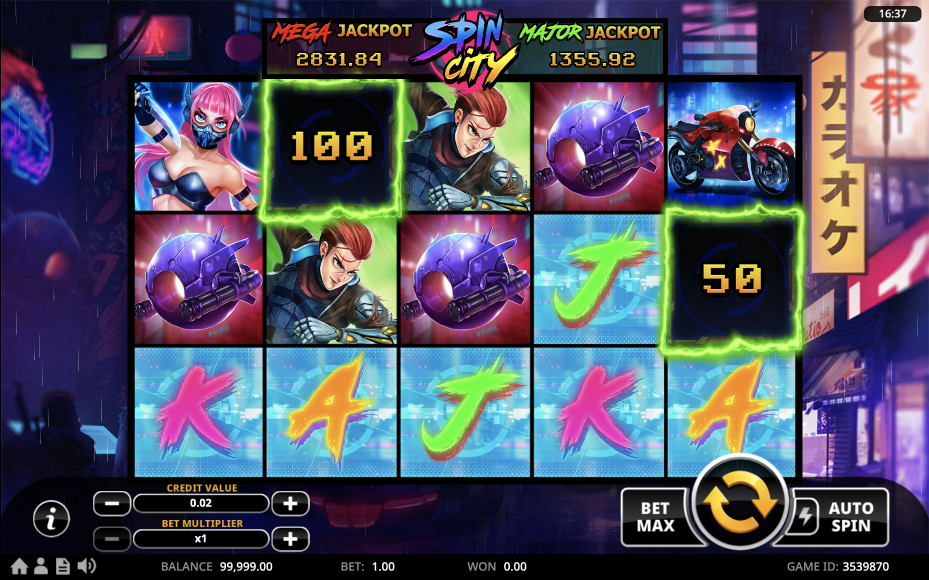 Spin City slot Review