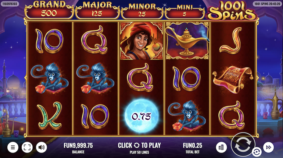 1001 Spins Slot Review