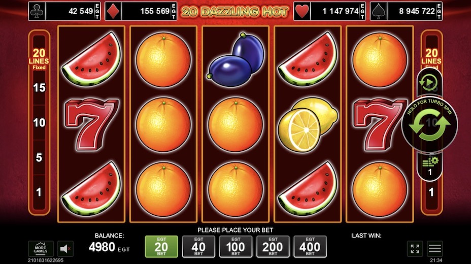 20 Dazzling Hot Slot Review