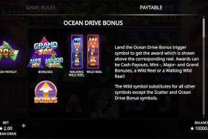 Ocean Drive Bonus