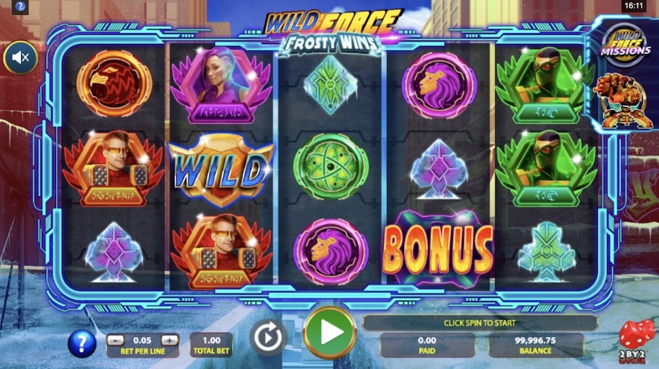 Wild Force Frosty Wins Slot Review