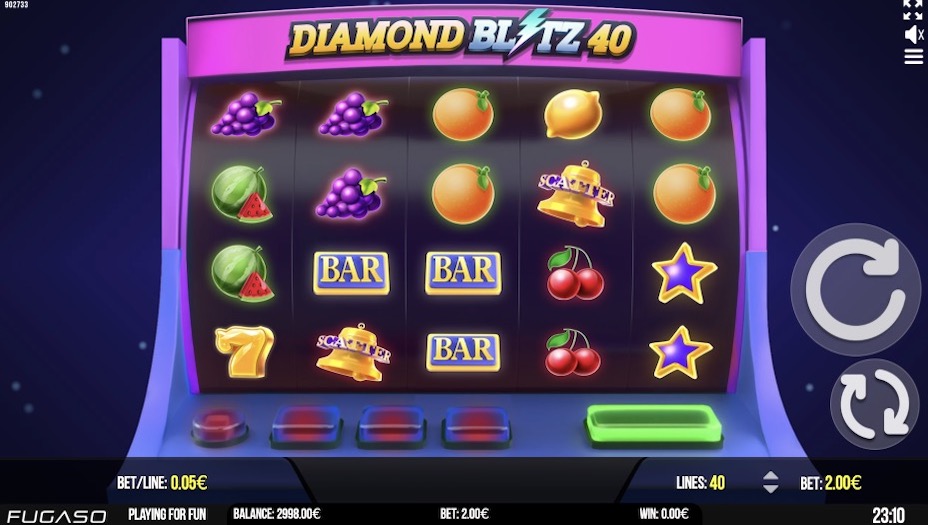 Diamond Blitz 40 Slot Review