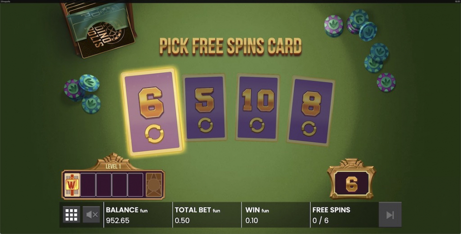 Free Spins Card