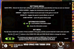 Setting Menu