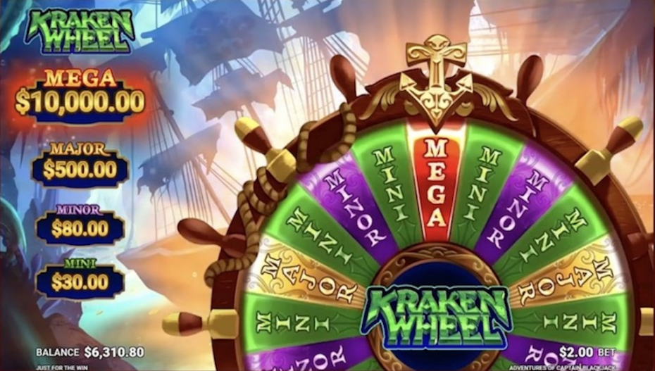 Adventures of Captain Blackjack Kraken Wheel
