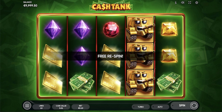 Cash Tank Re-Spin