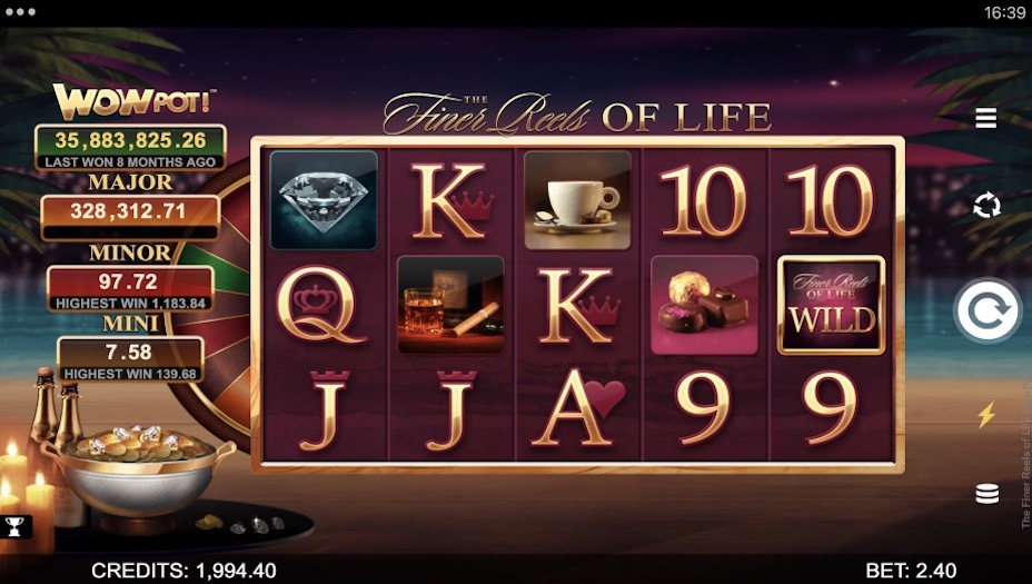 The Finer Reels of Life WowPot Slot Review