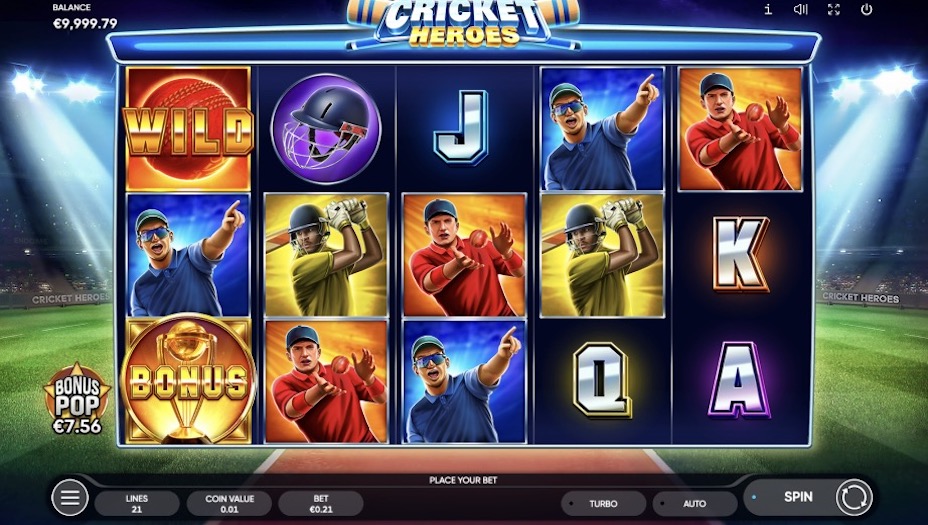 Cricket Heroes Slot Review