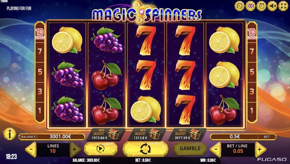Magic Spinners Slot Review