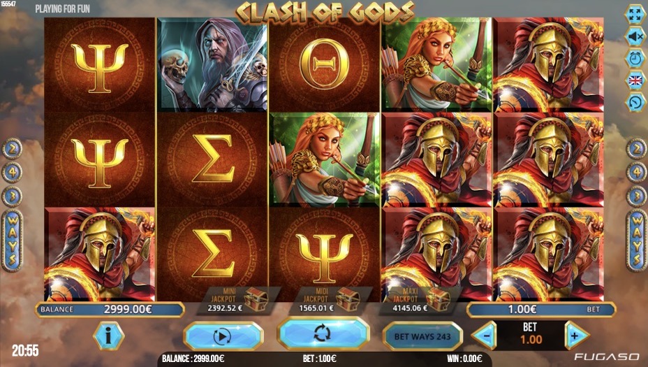 Clash Of Gods Slot Review