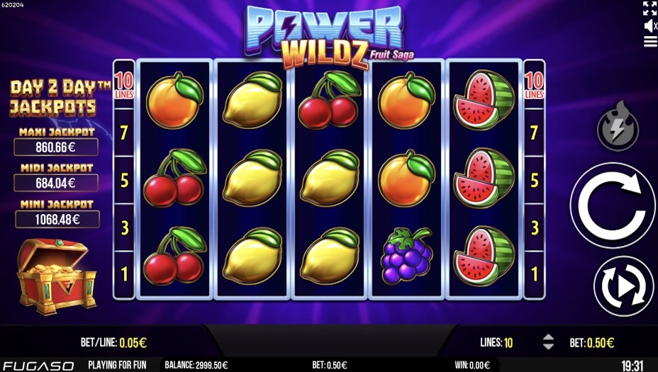 Power Wildz: Fruit Saga Slot Review