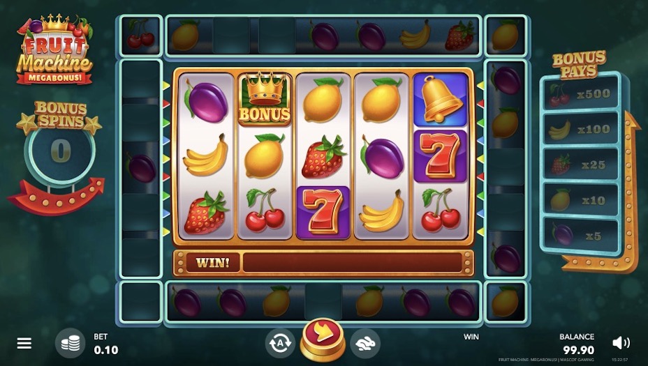 Fruit Machine: Megabonus Slot Review