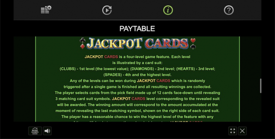 Jackpot Cards