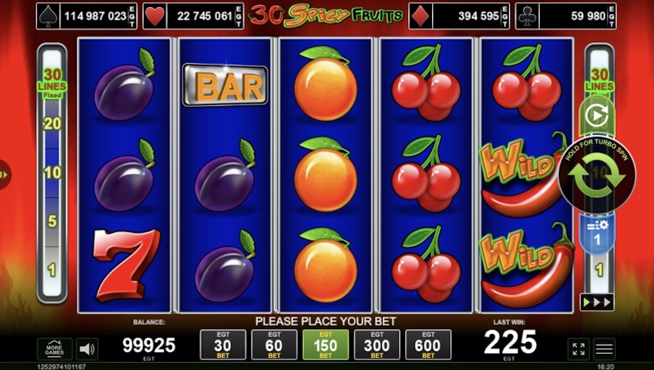 30 Spicy Fruits Slot Review