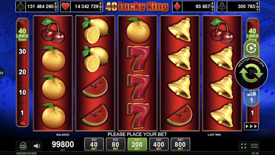 40 Lucky King Slot Review