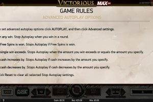 Advanced Autoplay Options