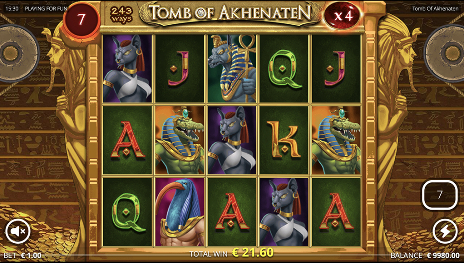 Akhenaten Spins Feature