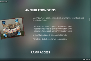 Annihilation Spins Rules