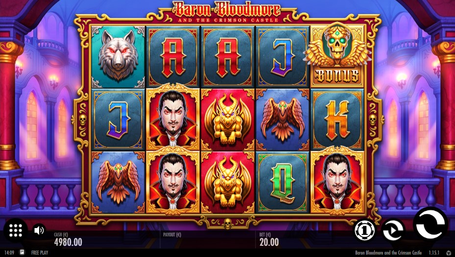 Baron Bloodmore and the Crimson Castle Slot Review