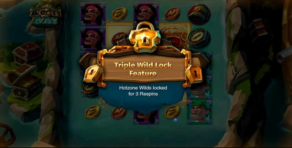 Triple Wild Lock triggered