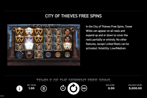 City of Thieves Free Spins