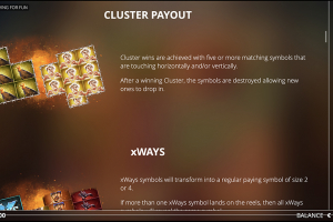 Cluster Payout Rules