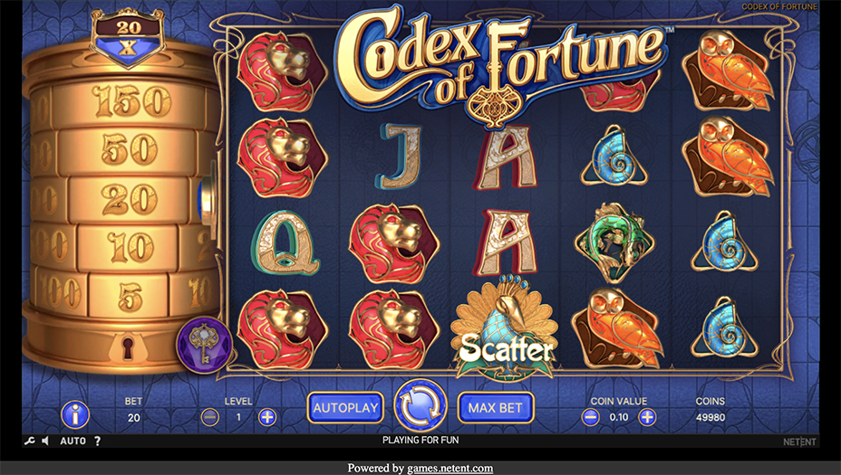 Codex of Fortune Slot Review