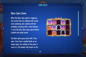 Djinn Spins Game Rules