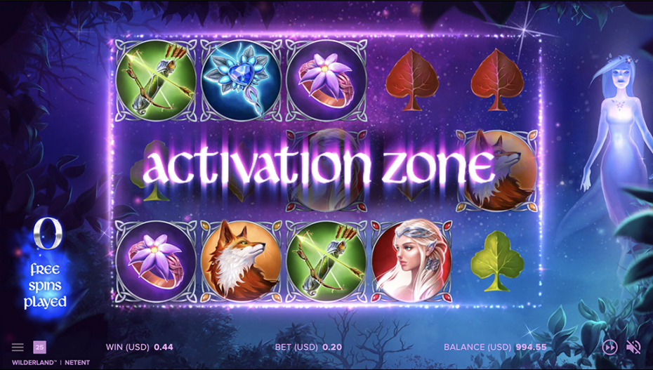 Free Spins Activation Zone