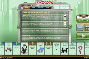 Free Spins Monopoly Board