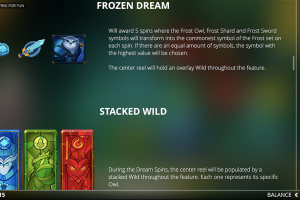 Frozen Dream and Staked Wild