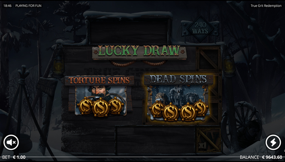 Torture or Dead Spins feature