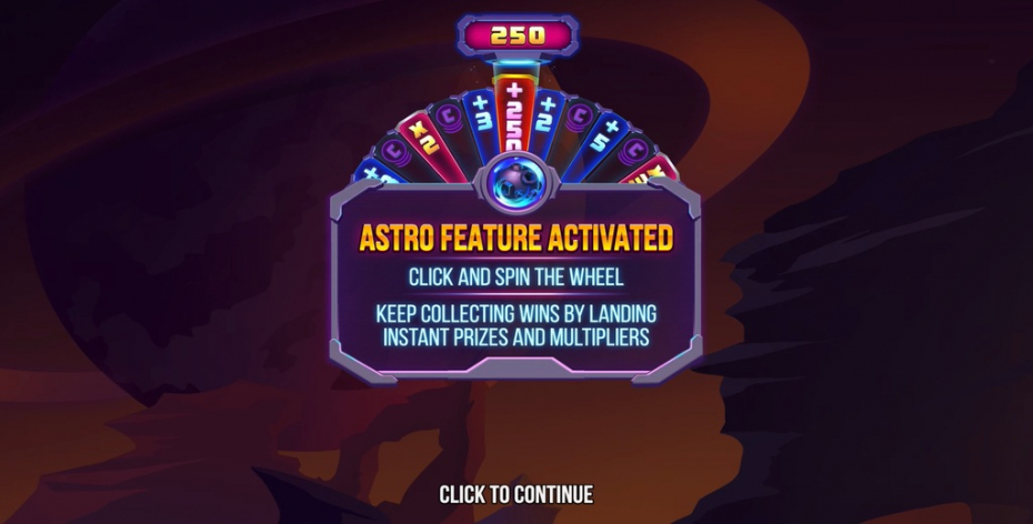 Astro Feature triggered