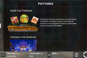 Gold Car Feature Rules