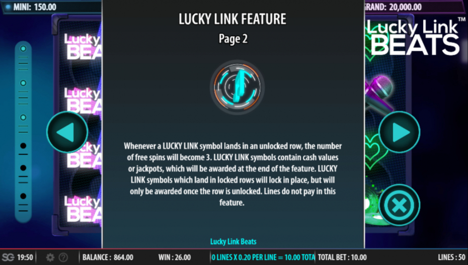 Lucky Link Feature Rules