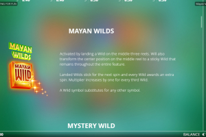 Mayan Wilds Rules