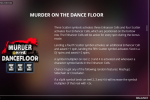 Murder on the Dance Floor Feature Rules